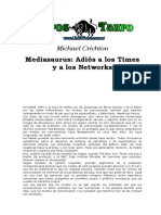 Crichton, Michael - Mediasaurus Adios A Los Times Y A Los Networks.doc