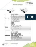 Ficha Técnica Sensor TH10