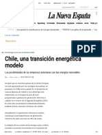 Chile, Una Transición Energética Modelo - La Nueva España PDF