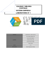 Calidad y Mejora Continua - Empresa