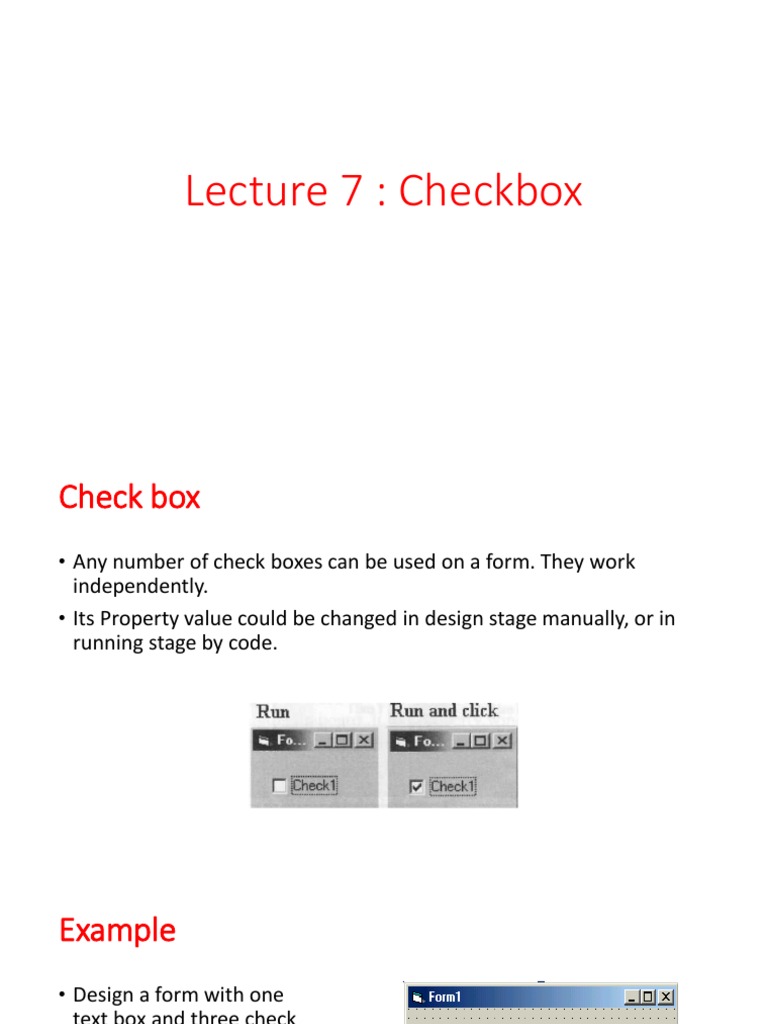 Lecture 7 | PDF