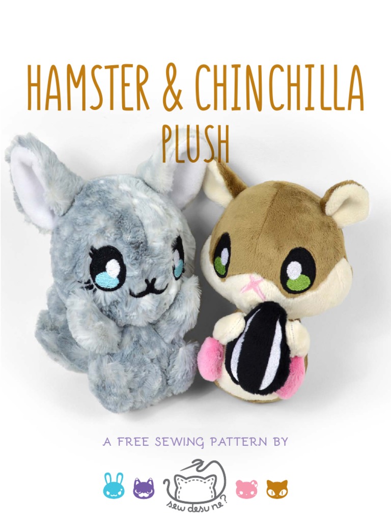 hamster plush pattern