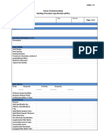 Welding Procedure Specification (WPS) Form