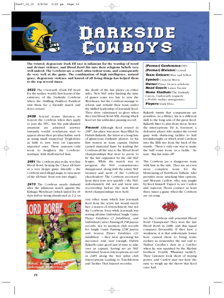 Blood Bowl Star Player Cards Pdf To Word