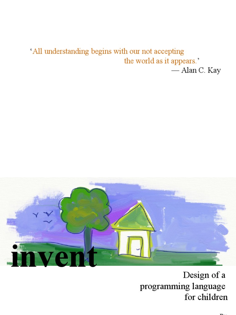 Designing a Child-Friendly Programming Language | PDF | Computer ...