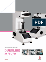 Duroline M/LV/V: Hardness Testing