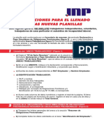 Instrucciones Nuevas Planillas I.N.P PDF