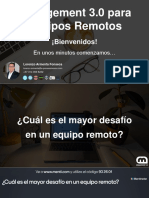 Management 3.0 para Equipos Remotos 