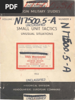 Small Units in Unusual Situations