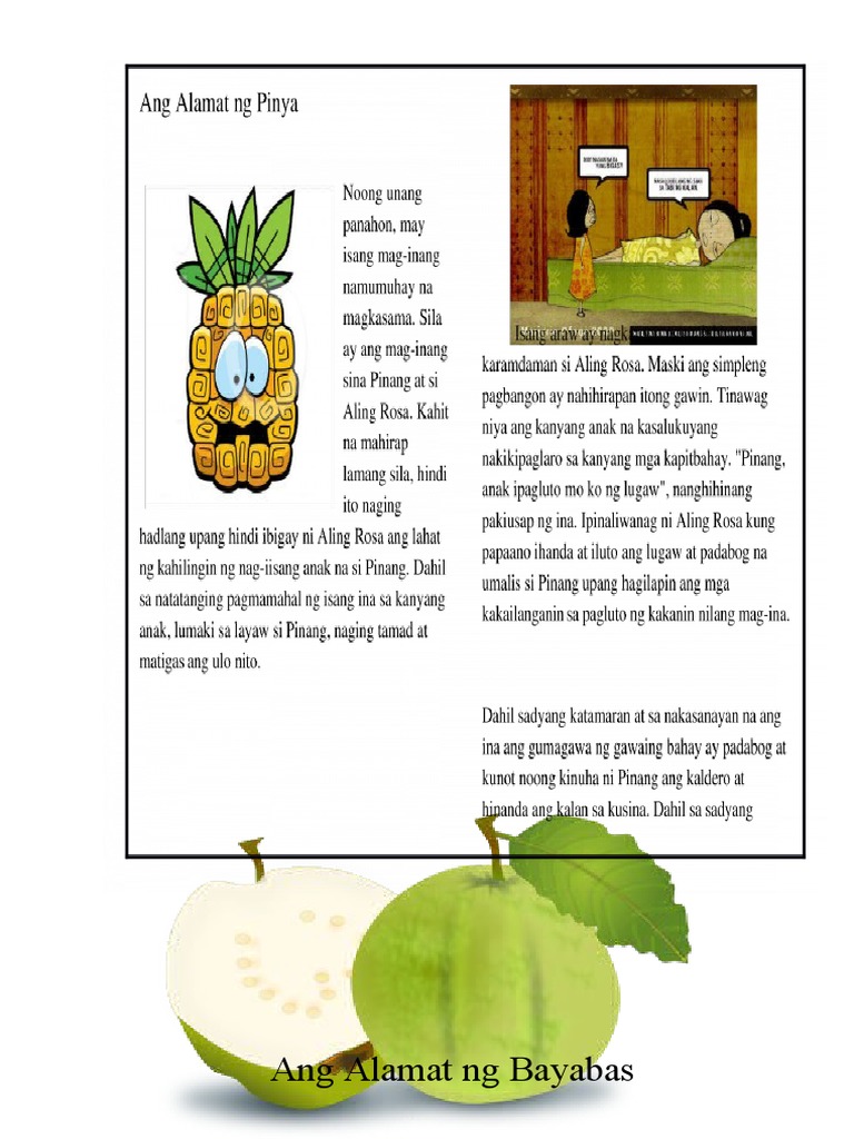 Ang Alamat NG Bayabas | PDF