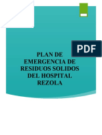 Plan de Emergencia de Residuos Solidos Peligrosos