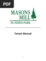 Tenant Manual