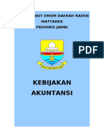Kebijakan Akuntansi Rumah Sakit Umum Daerah Raden Mattaher