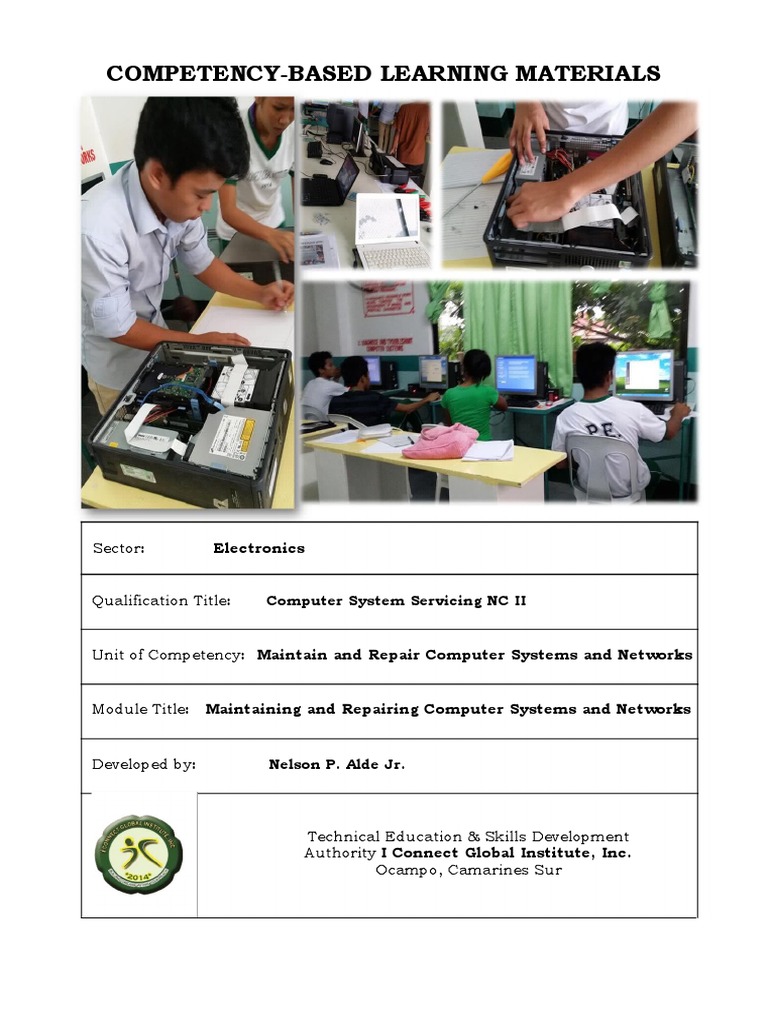 Computer Systems Maintenance Guide | PDF | Vacuum Cleaner | Compact Disc