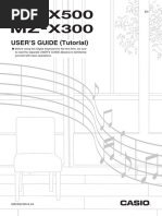 MZ-X500 MZ-X300: USER'S GUIDE (Tutorial)