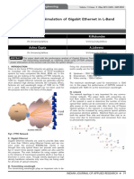 Simulation of Gigabit Ethernet in L-Band: Engineering