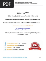 Pass Cisco 200-125 Exam With 100% Guarantee: CCNA Cisco Certified Network Associate CCNA (v3.0)