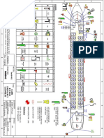 Aircraft cabin layout diagram title