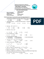 Soal Ujian SMTR 1 2016