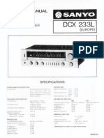 Sanyo DCX 233L Service Manual