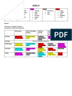 daily 5 planning