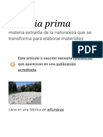 Materia Prima - Wikipedia, La Enciclopedia Libre PDF