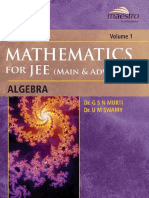 Wiley s Mathematics for IIT JEE Main and Advanced Algebra Vol 1 Maestro Series Dr. G S N Murti Dr. U M Swamy ( PDFDrive.com ).pdf