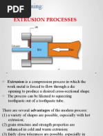 Extrusion Processes: Metal Forming