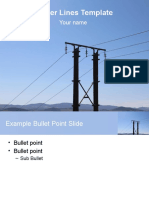 Power Lines Template: Your Name