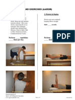 Wand Exercises (Aarom) : 1. Pendulum Exercises 2. Flexion in Supine