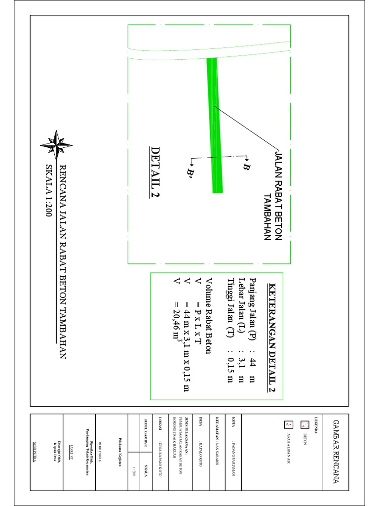 Gambar Rencana Jalan | PDF