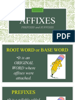 Week 4 - Affixes