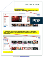Crear Canal de Youtube PDF