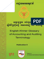 English Khmer Glossary of Accounting and Auditing Terminology (2009) PDF