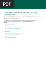 Veeam Backup & Replication 9.5 Update 4 Release Notes