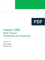 Veeam ONE: Multi-Tenant Monitoring and Reporting