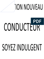 Attention Nouveau Conducteur