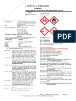Material Safety Data Sheet (MSDS) Ammonia (Please Ensure That This MSDS Is Received by The Appropriate Person)