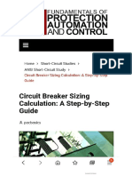 CB Sizing Calculation Step-by-Step Guide