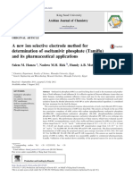 A New Ion Selective Electrode Method For Determination of - 2017 - Arabian Jour PDF