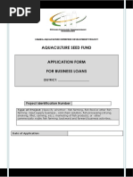 CEEC Agricultural Mechanisation Loan Form | PDF | Business | Market ...