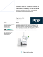 Aromatic Content in Diesel Using 2D LC