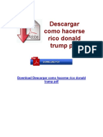 Descargar Como Hacerse Rico Donald Trump PDF