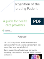 Early Recognition of The Deteriorating Patient: A Guide For Health Care Providers