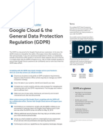 Google Cloud & The General Data Protection Regulation (GDPR)