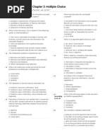 CFAS - Chapter 3: Multiple Choice