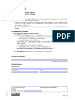 FATCA Self-Certification Form: A. Introduction