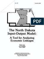 Agricultural Economics Report No. 187: The North Dakota Input-Output Model