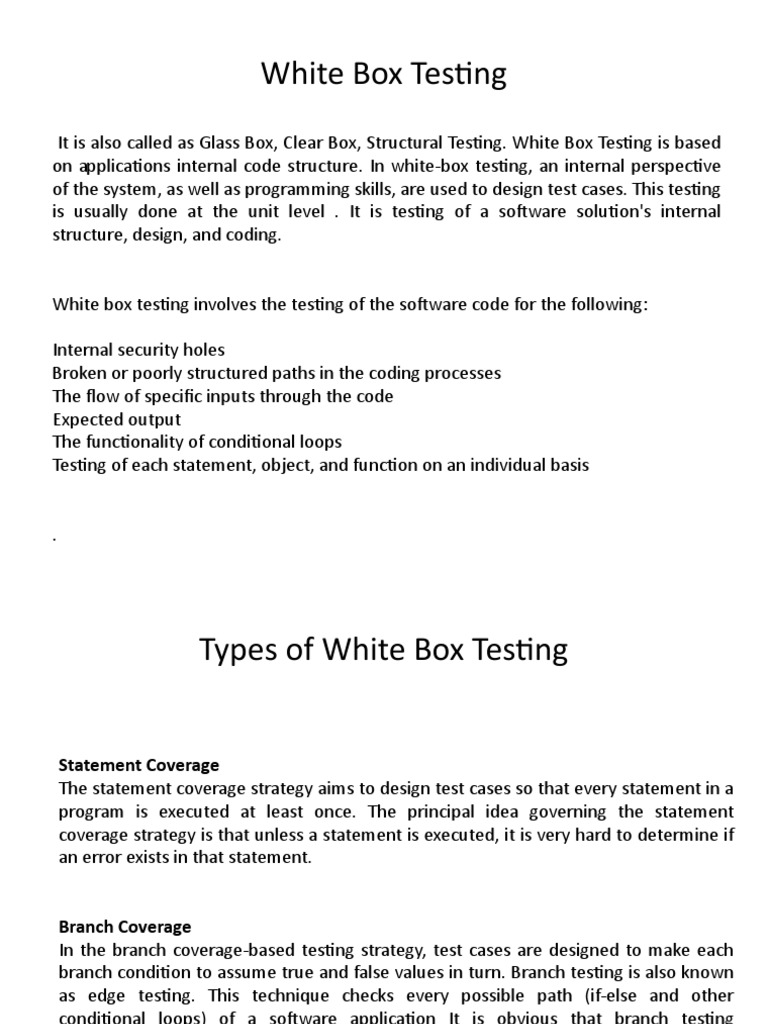 software testing guidelines pdf