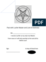 Pact with Lucifer Master and Lord of Darkness